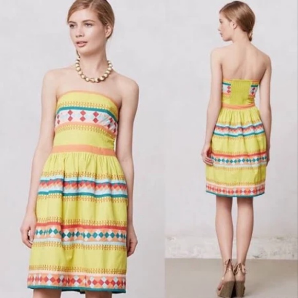 Anthropologie Dresses & Skirts - anthro | leifsdottir ribboned quilota dress